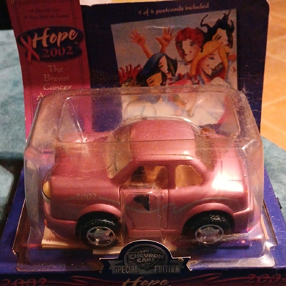 Chevron Cars Hope 2002 Special Edition Pink Toy Car